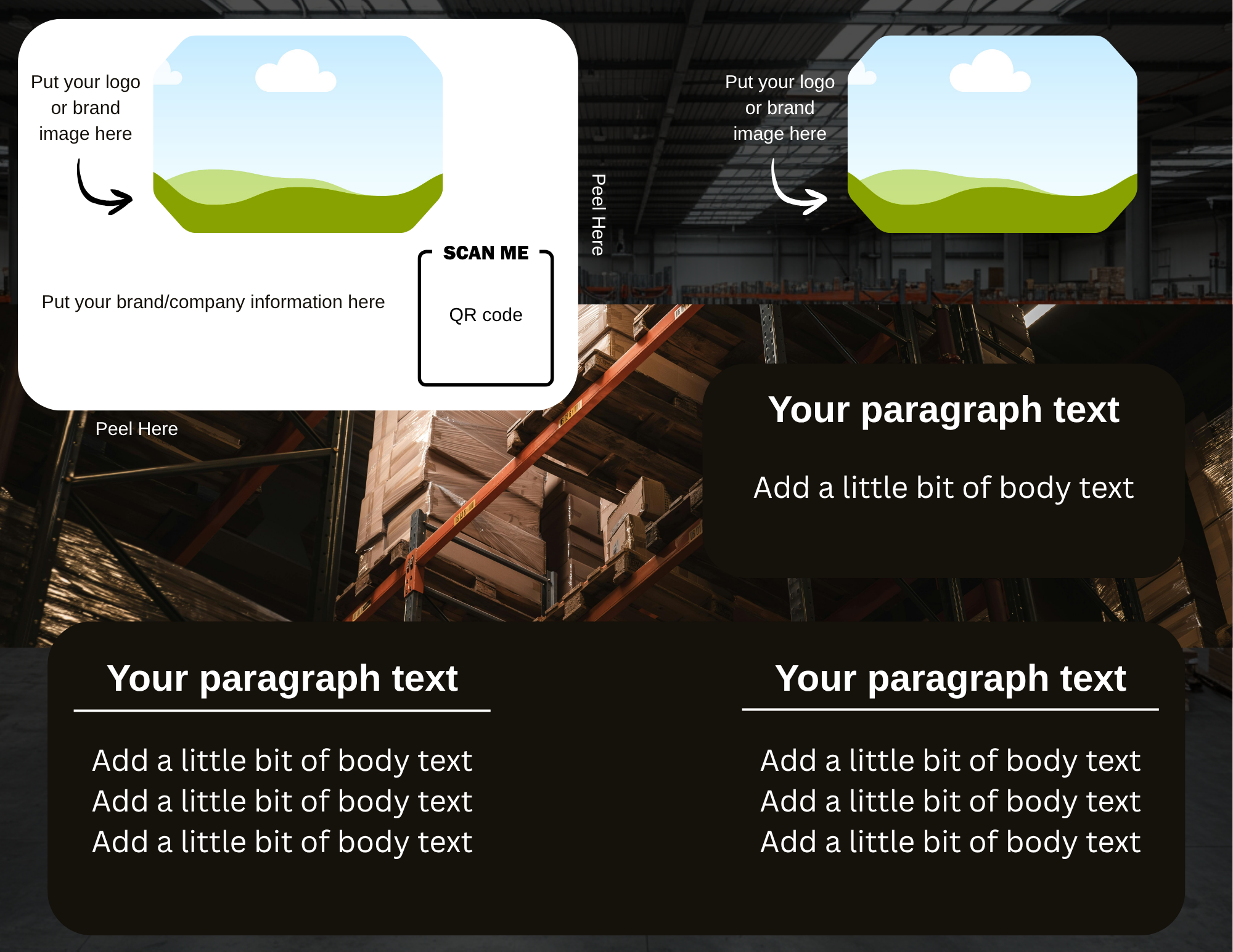 Professional STA Card Template Landscape